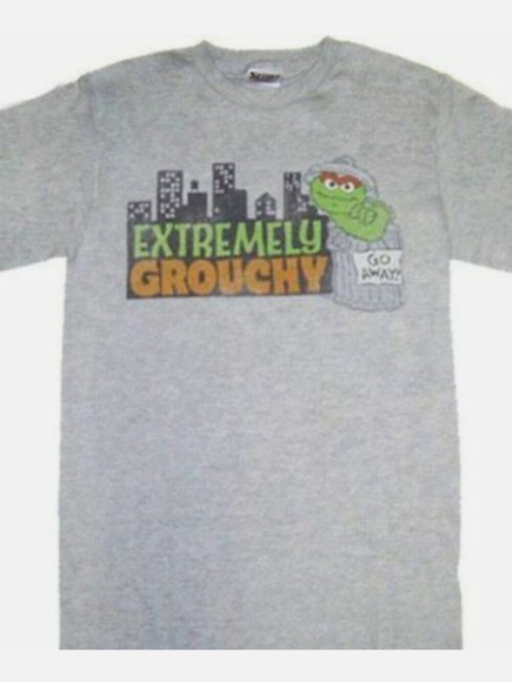 Sesame Street Extremely Grouchy Oscar the Grouch T-Shirt Mens Sz S NWT